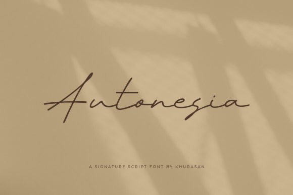 Autonesia Font Review for Elegant Craft Brands