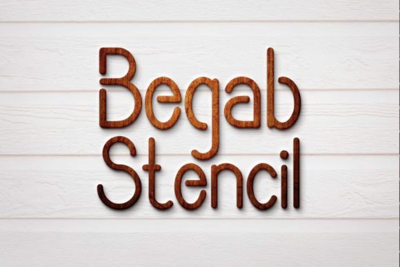 Begab Stencil: The Handwritten Typeface for Editorial Design