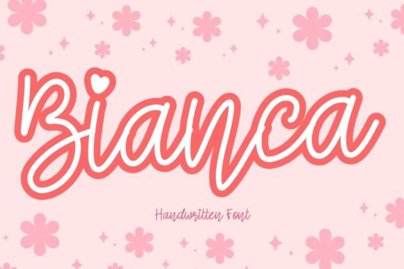 Bianca: A Playful Handwritten Font for Authentic Branding