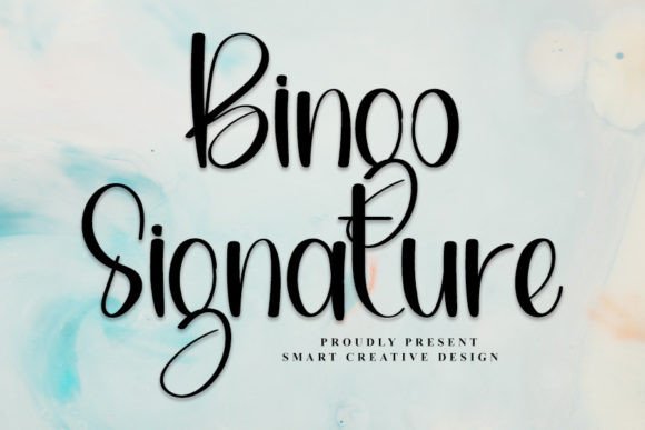 Bingo Signature Font for Modern Web Design and Branding