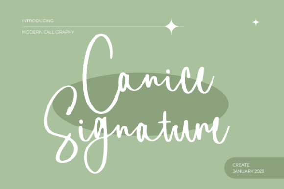 Canice Signature: The Exquisite Handwritten Font for Modern Campaigns