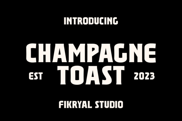 Champagne Toast: The Elegant Serif Font for Premium Branding