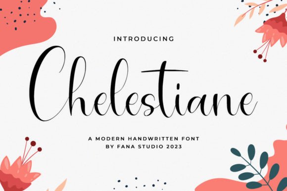 Chelestiane: The Elegant Script Handwritten Font for Makers