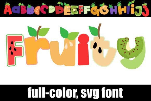 Fruity: A Vibrant Color Font for Playful Campaign Graphics