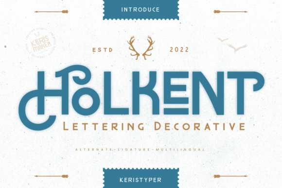 Holkent: The Modern Sans Serif Typeface for Creative Branding