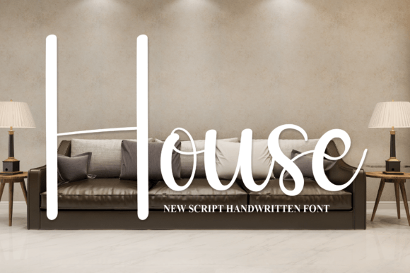 House Font: A Sweet Handwritten Typeface for Branding