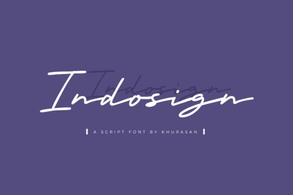 Indosign: The Modern Script Typeface for Elegant Branding