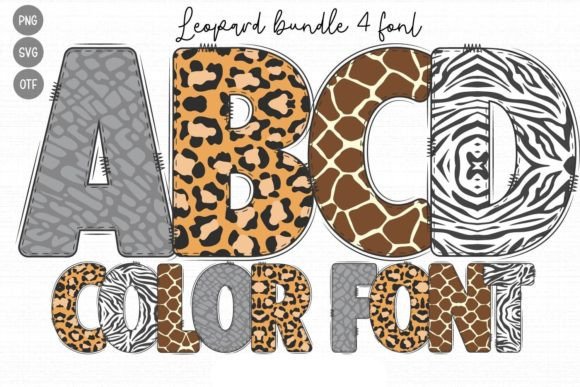 Leopard: A Playful Color Font for Bold Brand Identity