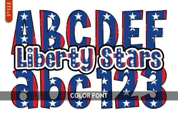 Liberty Stars: The Patriotic Typeface for Authentic Brand Identity