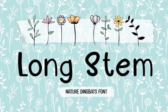 Long Stem: A Nature-Inspired Dingbats Typeface for Campaigns