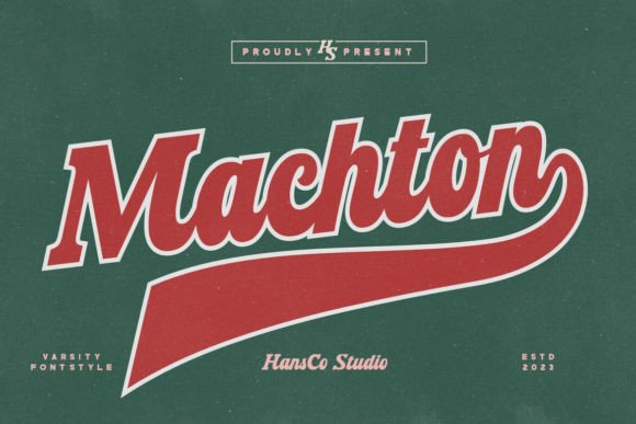 Machton: The Varsity Jersey Serif Font for Bold Campaigns