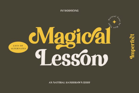 Magical Lesson: A Serif Font for Elegant Digital Branding