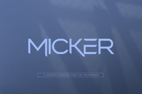 Micker: The Modern Sans Serif for Elegant Branding