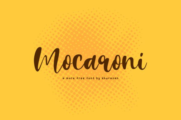 Mocaroni: The Modern Script Font for Polished Brand Visuals