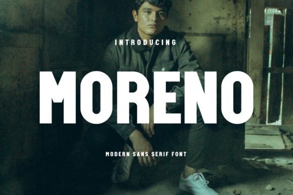 Moreno: A Bold Sans Serif Font for Modern Editorial Design