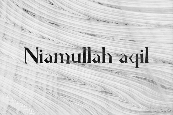Niamullah Aqil: The Modern Script Typeface for Digital Branding
