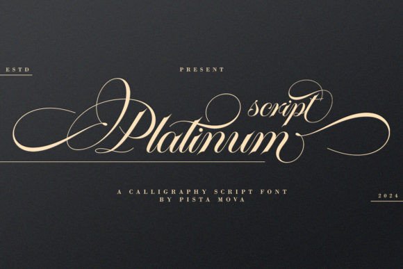 Platinum Script: The Elegant Typeface for Modern Branding