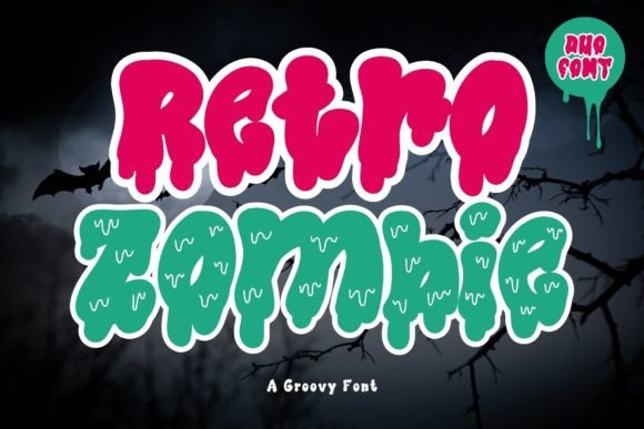 Retro Zombie: A Bold Display Font for Horror Branding