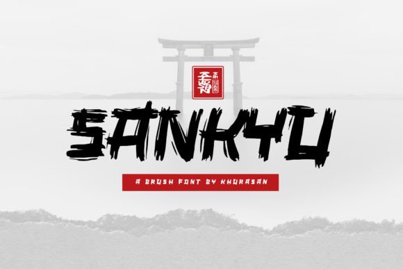 Sankyu: The Modern Bold Brush Font for Editorial Design