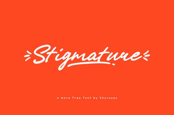 Stigmature: The Modern Cursive Script Font for Handmade Creators