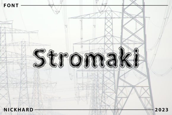 Stromaki: The Edgy Script Handwritten Font for Modern Brands