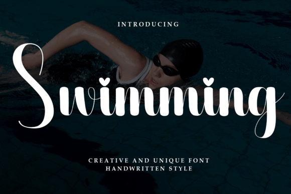 Swimming: The Perfect Handwritten Font for Editorial Design