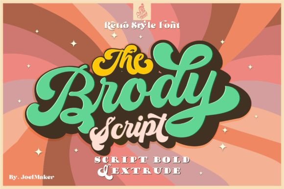 The Brody Script: A Vintage Handwritten Gem for Modern Design