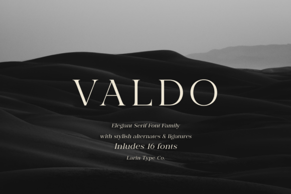 Valdo: An Elegant Serif Font for Editorial Design