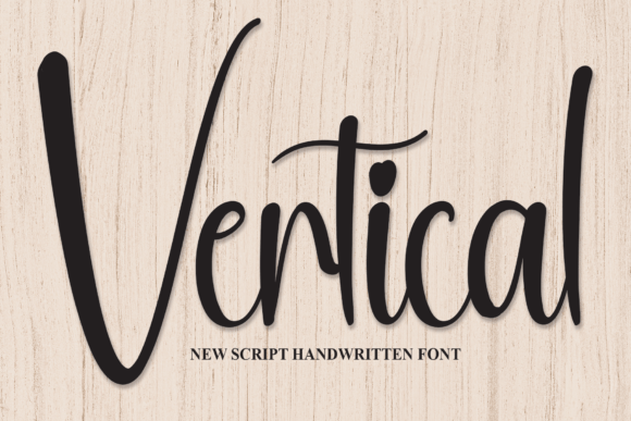 Vertical: A Sweet Handwritten Typeface for Modern Web Design