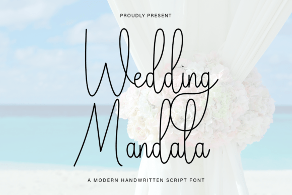 Wedding Mandala: The Delicate Handwritten Font for Elegant Designs